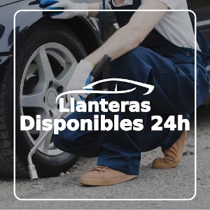 Llanteras Disponibles 24 horas